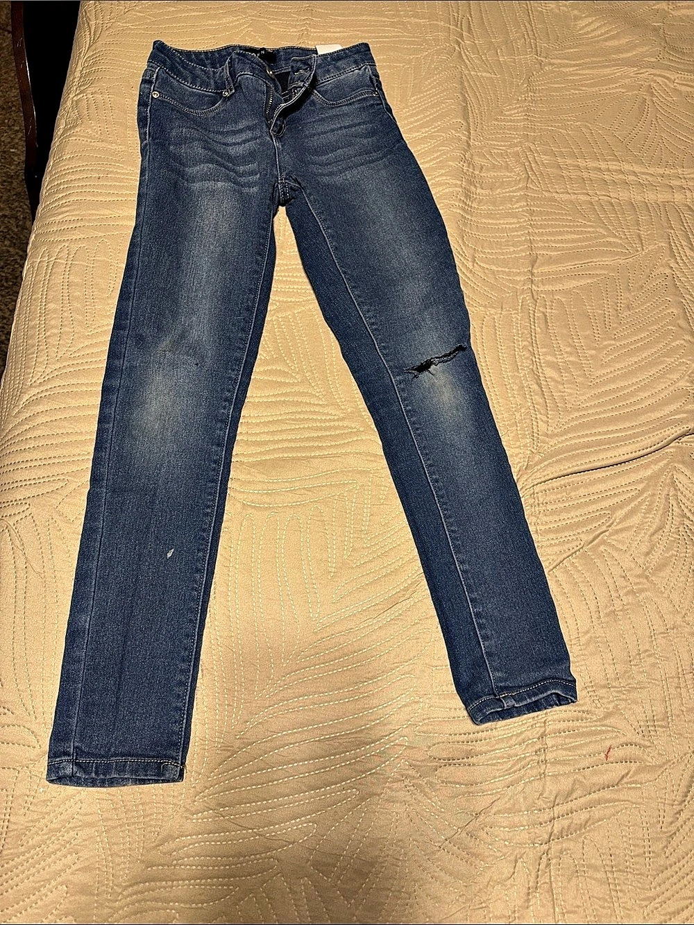 DKNY female Skinny Jeans Blue Waist 10